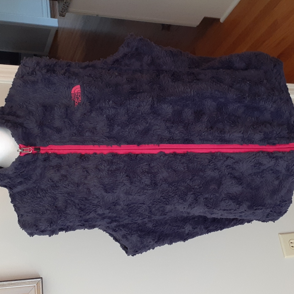 North Face Reversible Vest Purple & Pink L